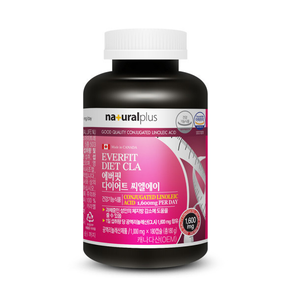 에버핏 다이어트 CLA 공액리놀레산 1병 3개월분 / 체지방감소 다이어트