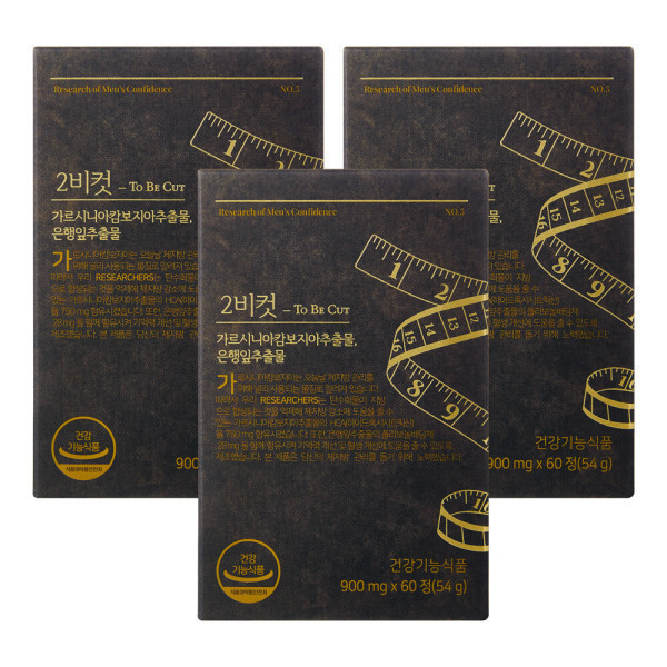 2BCUT 투비컷 3 BOX 체지방 가르시니아 혈행개선 건강기능식품 리서쳐스 공식몰