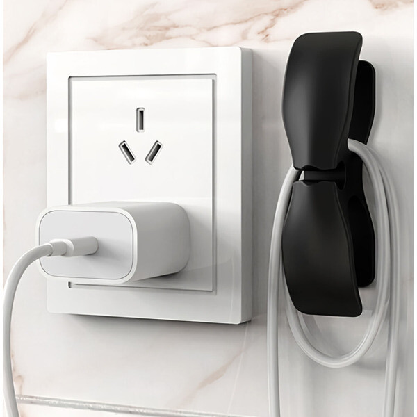 실리콘 전선 홀더 와이드형 3P 전기선 배선 케이블 정리