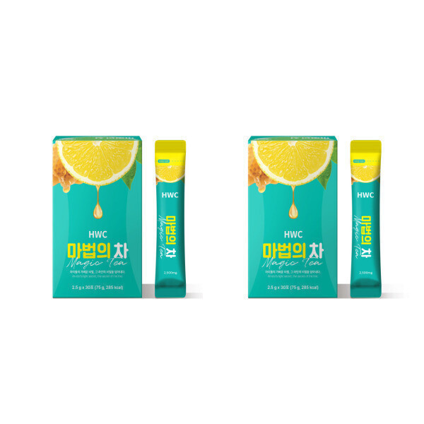 HWC 마법의차 아이돌차 우바홍차 레몬 녹차 2개 (60포) 15:00 이전 당일 발송 무료 배송 무료 반품
