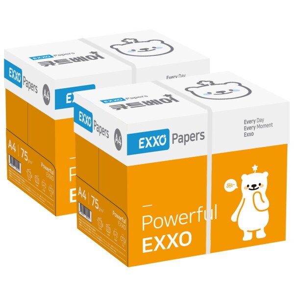 엑소 큐트베어 A4 복사용지(A4용지) 75g 2BOX(5000매) G