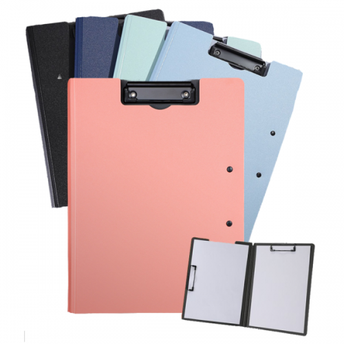 (5개 1세트) 더먼트 고급 커버형 양방향 A4 클립보드 /대량주문+로고인쇄 가능/기업 학원 판촉물