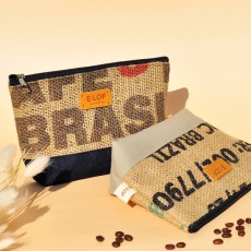 E:LOF 이롭 커피자루 파우치 업사이클링 rPET소재 핸드메이드 휴대용 이너백