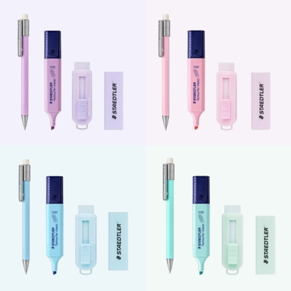 스테들러 파스텔 문구 세트