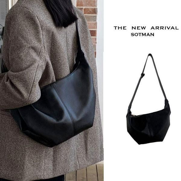 자라 ZARA 스타일 크루아상백 만두백 크로와상백 범백 대학생 여성 가방 여행 데일리 가방 SS069