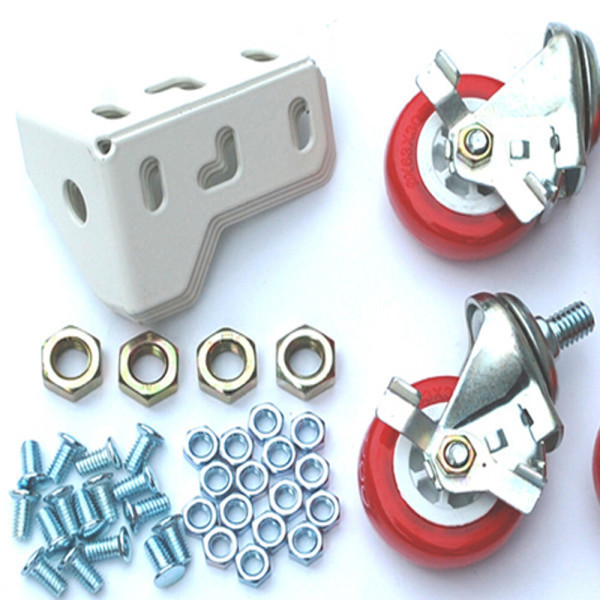 조립식앵글 산업용 우레탄 바퀴 연결 브라켓 캐스터부품