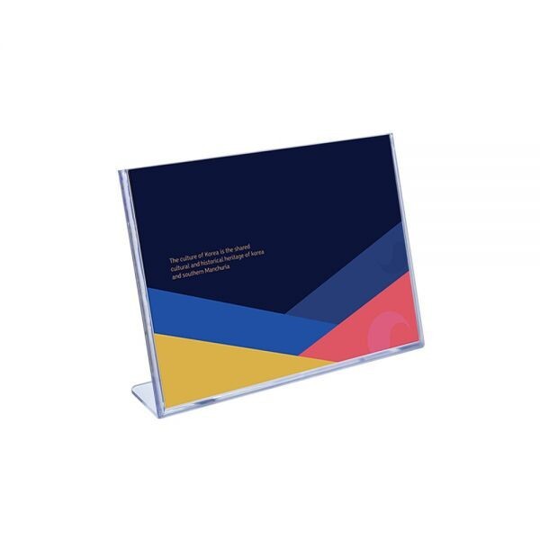 아크릴 쇼케이스 2P 홍보판 메뉴판 안내문 직함표시(7.4cmx5.3cm)